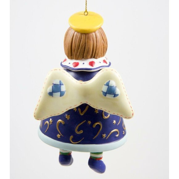 Kirkland Signature Porcelain Angel Bell Ornament w/Dangling Legs - Picture 2 of 11